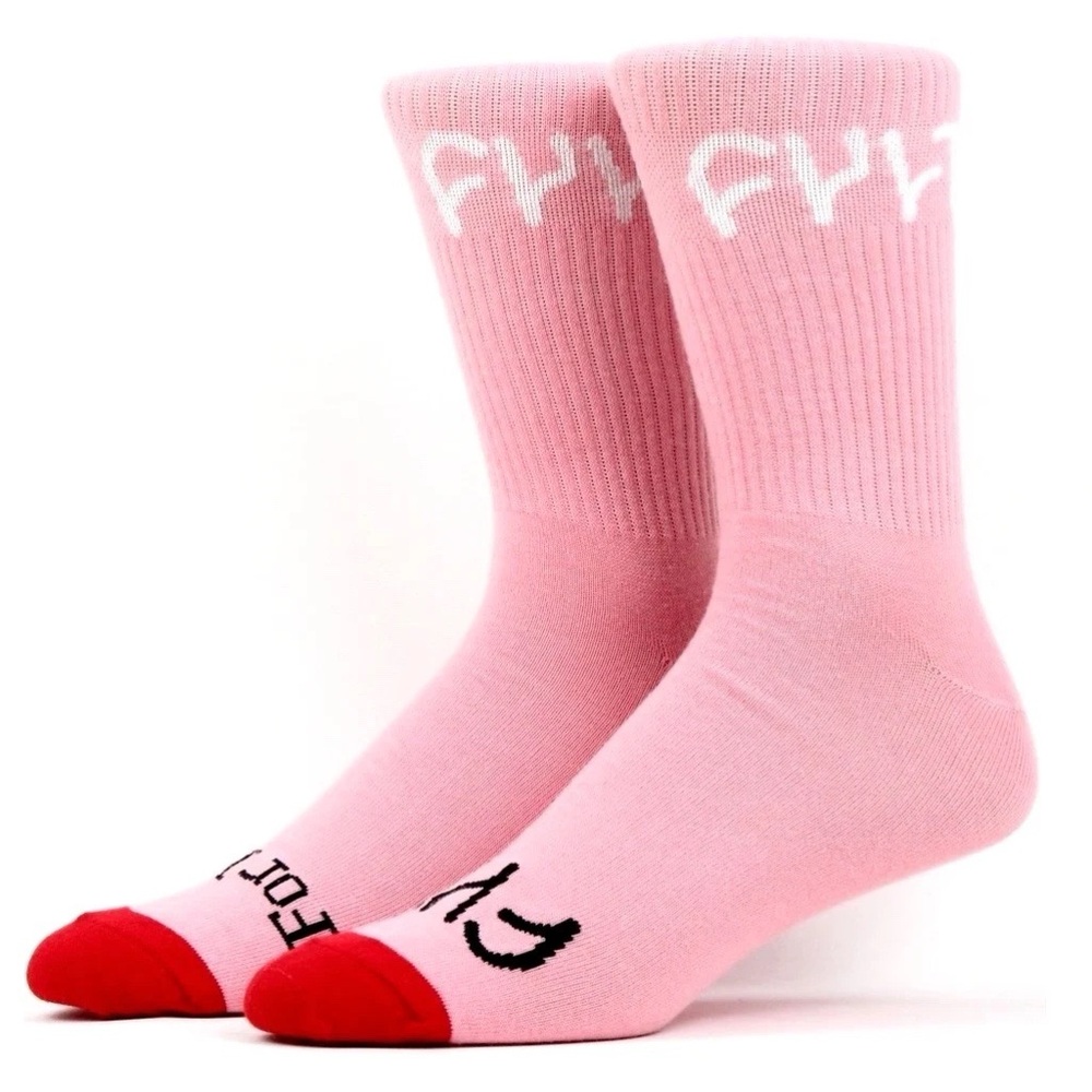 NWT Cult BMX Pink Crew Socks For Life